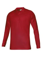 Malfini Pique Polo LS Jr MLI-24107 červená polokošeľa