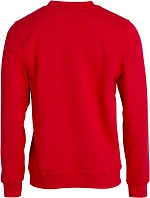 Mikina Clique Basic Roundneck Unisex 67.2130 červená Mikina Clique Basic Roundneck Unisex 67.2130 červená