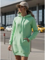 Dámska dlhá oversize mikina TIMMY mint FashionStreet EY1934