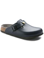 Birkenstock Boston ESD Blue dámske dreváky z prírodnej kože Narrow Narrow (0061388)