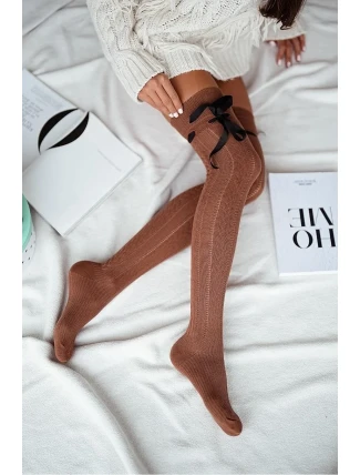 ČIPKOVANÉ PLETENÉ PONOŽKY SO STUHOU 0835.001 ČIPKOVANÉ PLETENÉ PONOŽKY SO STUHOU 0835.001