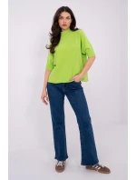 Sveter s krátkym rukávom model 222443 Taliansko Moda Sveter s krátkym rukávom model 222443 Taliansko Moda