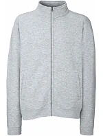 Mikina Fruit of the Loom Premium Sweat Jacket 16.2228, melírovaná sivá Mikina Fruit of the Loom Premium Sweat Jacket 16.2228, melírovaná sivá