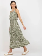 Dámske šaty D73771R30313B khaki - FPrice