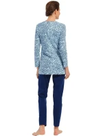 Dámske pyžamo 20232-160-2 modré so vzorom - Pastunette