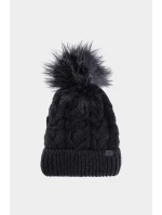 Dziewczęca Zimowa Czapka 4F 4FJWAW24ACAPF421-21S Czarna