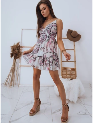 Šaty MADI ecru FashionStreet EY1533 Šaty MADI ecru FashionStreet EY1533