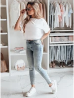 Dámske džínsové nohavice PEARLYME blue FashionStreet UY2710 Dámske džínsové nohavice PEARLYME blue FashionStreet UY2710