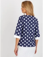 Blúzka LK BZ 506755.56P tmavomodrá