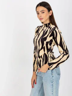 RP Blúzka BZ 8187 1.02X čierna a béžová