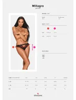 Elegantné nohavičky Millagro panties - Obsessive