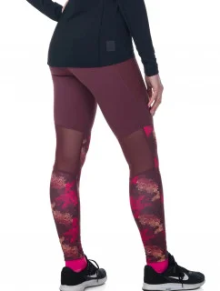 Dámske legíny Ligano-w tmavo červená - Kilpi