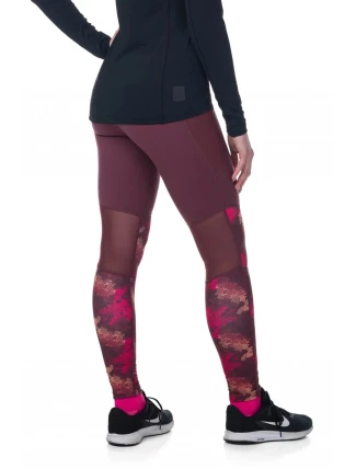 Dámske legíny Ligano-w tmavo červená - Kilpi