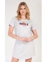 Dámska nočná košeľa s krátkym rukávom Méďa Smile Dámska nočná košeľa s krátkym rukávom Méďa Smile