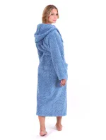 Dámsky župan Athena s kapucňou 3116 Denim Light - Vestis