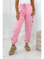 Bavlnené nohavice Amour ružový Bavlnené nohavice Amour ružový