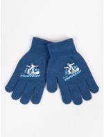 Chlapčenské päťprsté rukavice Yoclub RED-0012C-AA5A-007 Blue