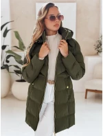 Dámska zimná bunda s kapucňou GABRIELLE zelená FashionStreet TY4364