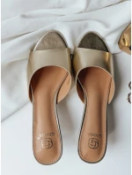 DORIMI dámske zlaté žabky FashionStreet ZY0974