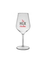 JSI MOJE VŠECHNO - čirá nerozbitná sklenice na víno 470 ml
