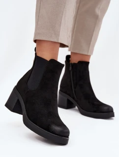 Dámske topánky XJ-818A black - Krok vo veľkom štýle