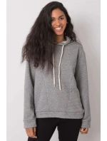 Dámska mikina Model EM-BL-ES-21-525.10 Grey - Ex Moda Dámska mikina Model EM-BL-ES-21-525.10 Grey - Ex Moda