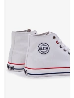 Pánske plátenné tenisky Big Star HI-POLY SYSTEM - biele