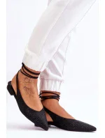 Baleríny na šnurovanie model 178022 Step in style