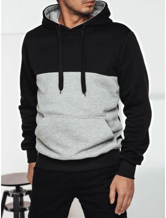 Pánska mikina s kapucňou čierna FashionStreet BX5836