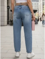 Dámske džínsové nohavice s opaskom FashionStreet UY2886