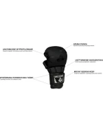 Rukavice MMA M - Black Master - Valor Series