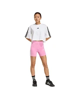 Dámske šortky adidas Essentials 3-Stripes High Waisted Biker shorts pink KT1625 women Dámske šortky adidas Essentials 3-Stripes High Waisted Biker shorts pink KT1625 women