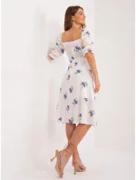 Šaty LK SK 508964 3.95 biela a modrá