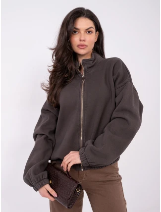 WT BL mikina A1460.19P tmavohnedá