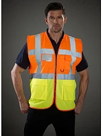 Yoko HVW 801 Hi-Vis multifunkčná vesta 79.W801 červená Yoko HVW 801 Hi-Vis multifunkčná vesta 79.W801 červená