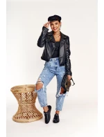 Damskie Skórzane Trampki Big Star Czarne V274871