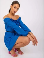 Dámske šaty-DHJ-SK-6831.36 - tmavo modré