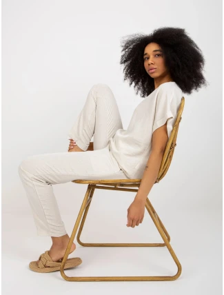 Dámsky set WN KMPL VE41/42.05 Light beige - Rue Paris Dámsky set WN KMPL VE41/42.05 Light beige - Rue Paris