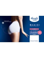 Dámske nohavičky loggi Basic+ Maxi 3P biele Dámske nohavičky loggi Basic+ Maxi 3P biele