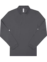 B&C My Polo 180 LSL Piqué – polokošeľa s dlhým rukávom 01.U425 tmavošedá B&C My Polo 180 LSL Piqué – polokošeľa s dlhým rukávom 01.U425 tmavošedá