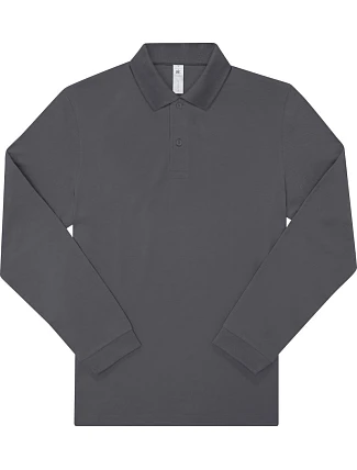 B&C My Polo 180 LSL Piqué – polokošeľa s dlhým rukávom 01.U425 tmavošedá B&C My Polo 180 LSL Piqué – polokošeľa s dlhým rukávom 01.U425 tmavošedá