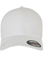 Flexfit 6277WR 6-panelová čiapka s výložkom „Waterrepellent“ 55.77WR biela