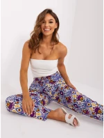 Nohavice D73770M61869O fialová Nohavice D73770M61869O fialová