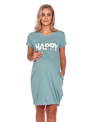 Dámske tehotenské tričko 9504 zelené - Doctornap