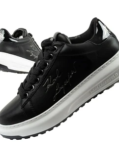 Karl Lagerfeld pánske tenisky Kapri z prírodnej kože čierne