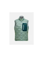 Pánska péřová vesta PEAK PERFORMANCE M Helium Utility Down Vest, zelená farba Pánska péřová vesta PEAK PERFORMANCE M Helium Utility Down Vest, zelená farba