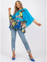 Blúzka DHJ BZ 15735B.13 modrá