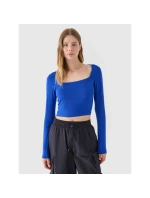 Dámske hladké tričko s dlhým rukávom 4F 4FRSS24TLONF499-36S