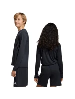 Adidas Entrada 26 detské tričko s dlhým rukávom čierne KF5879