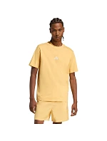 Pánske tričko adidas Essentials Small Logo Single Jersey, žlté, KT0561 Pánske tričko adidas Essentials Small Logo Single Jersey, žlté, KT0561